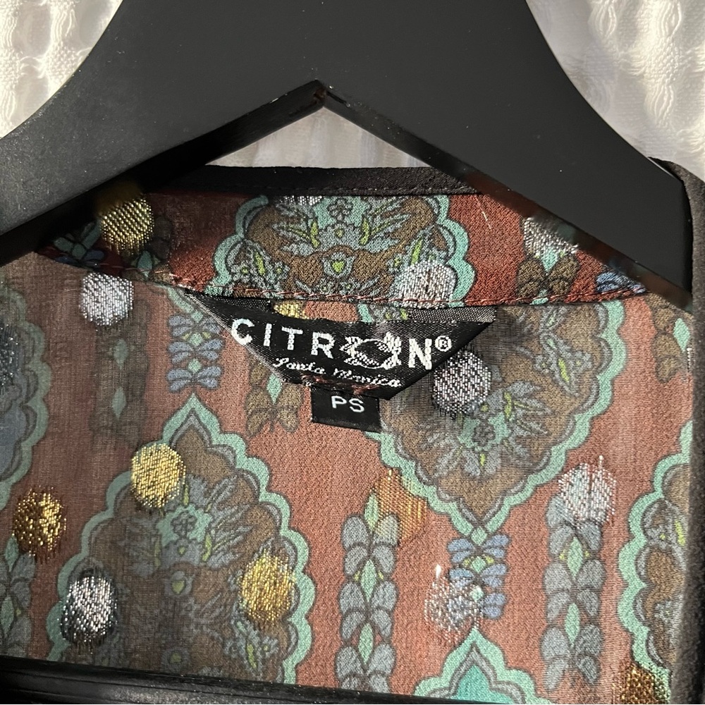 Citron Santa Monica sheer silk jacket - Picture 2 of 7